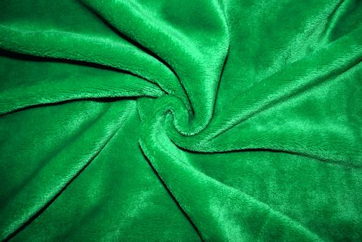 Махра велсофт, двостороння зелений | Textile Plaza