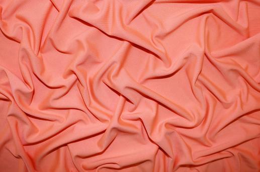 Трикотаж микромасло, цвет персиковый | Textile Plaza