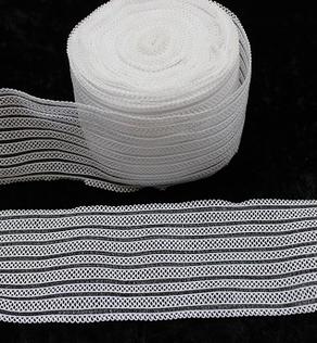 Резинка сетка белая 7.5 см | Textile Plaza