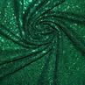 Сітка вишивка паєтками колір зелений | Textile Plaza