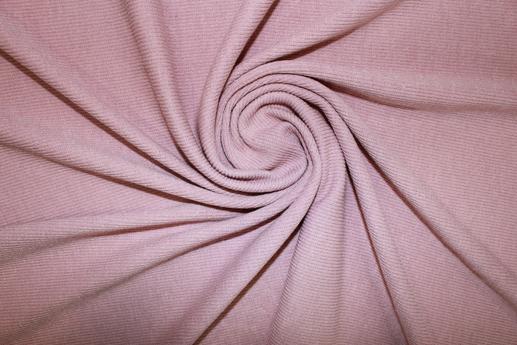 Трикотаж резинка, цвет розовый | Textile Plaza