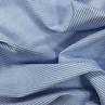   Бавовна джинс біло-блакитна смужка | Textile Plaza