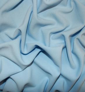 Трикотаж креп, цвет голубой | Textile Plaza