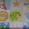 Тканина для дитячої постільної білизни, динозаврики | Textile Plaza