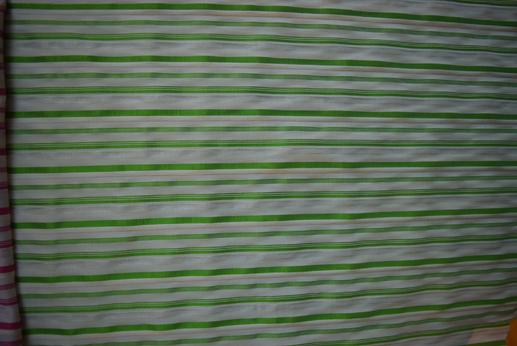 Рубашка полоска бело-зеленый | Textile Plaza