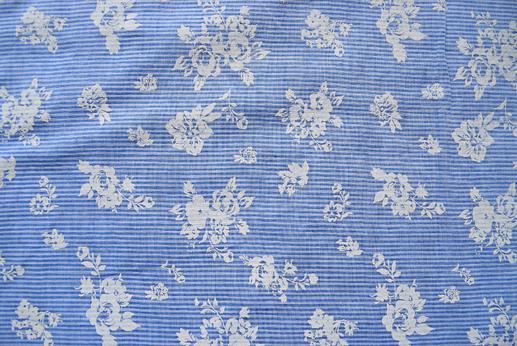 Бавовна накатка принт, арт. 15575/2, Троянди (Blue) | Textile Plaza