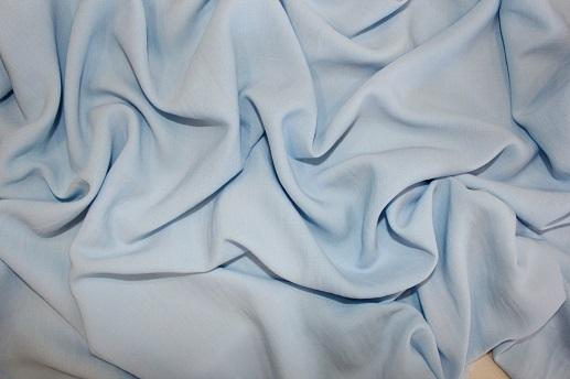 Лен  вискозный цвет голубой | Textile Plaza