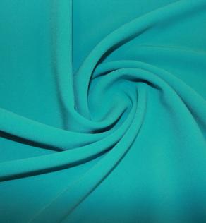 Костюмная ткань Moschino, бирюзовая | Textile Plaza