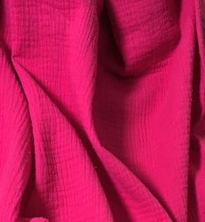 Муслин, цвет малиновый | Textile Plaza