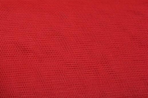 Фатин жесткий, красный | Textile Plaza