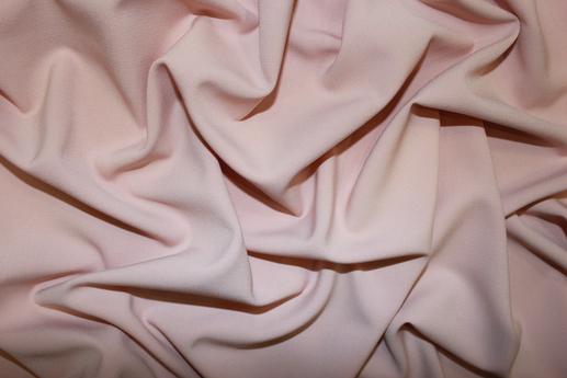 Костюмная ткань креп Rose цвет пудрово-розовый | Textile Plaza