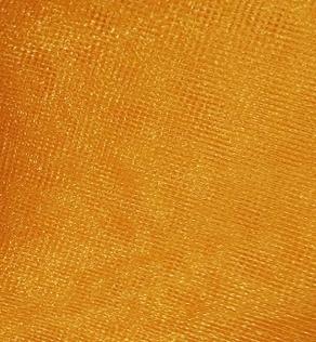 Фатин перламутр, оранжевый | Textile Plaza