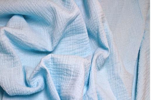 Муслин, цвет небесно-голубой | Textile Plaza
