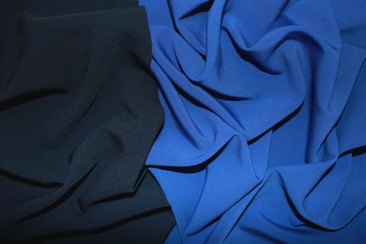 Костюмна тканина Барби двостороння колір електрик | Textile Plaza