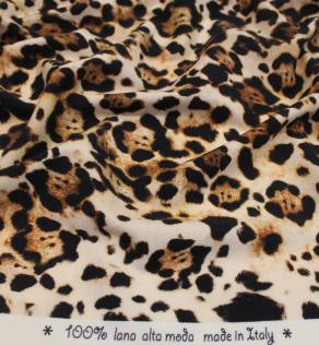 Шерсть плательная леопард | Textile Plaza
