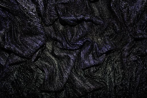 Трикотаж люрекс гофре чорний | Textile Plaza