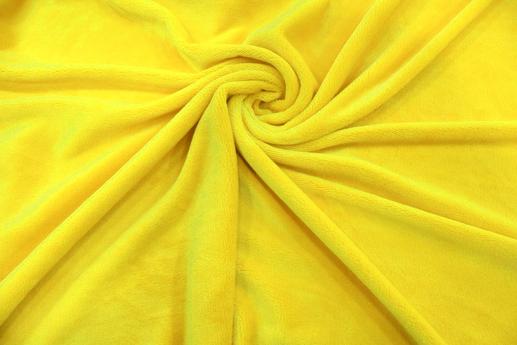Махра Велсофт, двусторонняя желтый | Textile Plaza