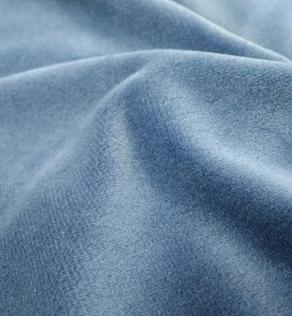 Велюр плюш, сизо-блакитний | Textile Plaza