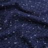 Шанель пальтовая, синяя с белыми вкраплениями | Textile Plaza
