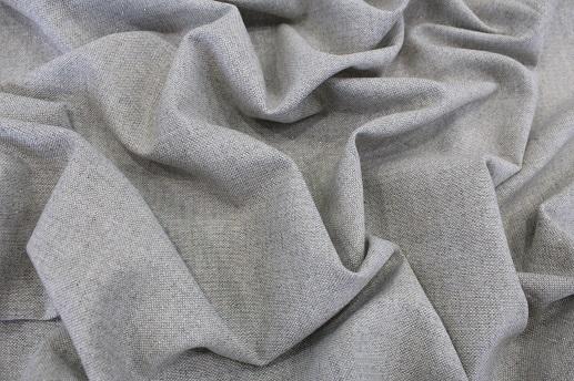 Костюмна тканина твід люрекс сірого кольору | Textile Plaza