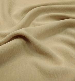 Костюмная ткань Американский Креп Жатка, холодный кремовый | Textile Plaza