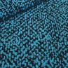 Пальтова тканина Moschino, бірюзово-чорна | Textile Plaza