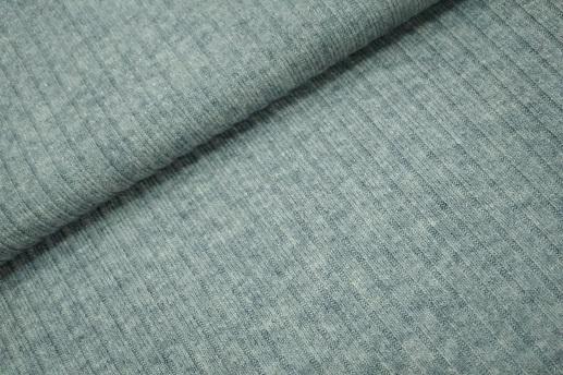 Трикотаж резинка, сіро-блакитний | Textile Plaza