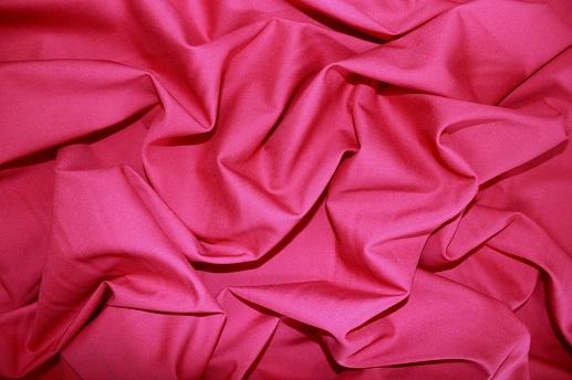 Костюмная ткань коттон цвет фуксия | Textile Plaza