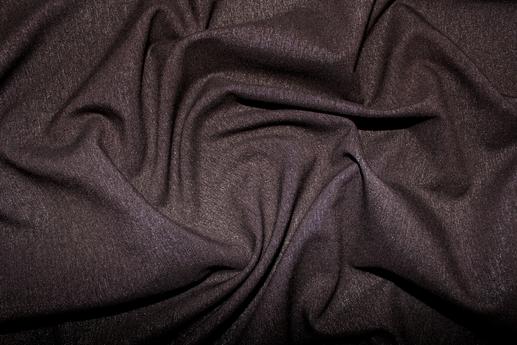 Костюмная ткань на флисе, цвет коричневый | Textile Plaza