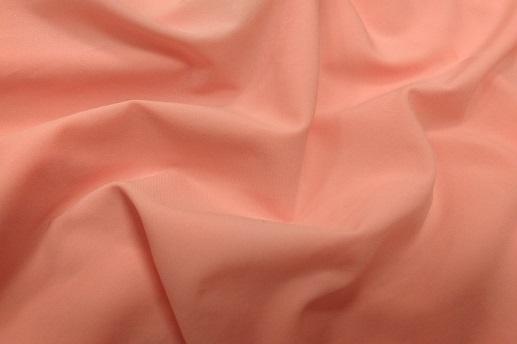 Супер софт (стрейч-шифон Gucci) однотонный кораллово-розовый | Textile Plaza