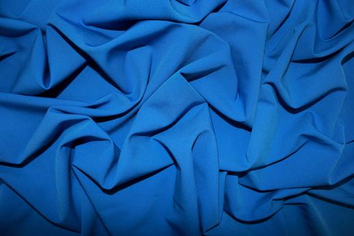 Костюмная ткань Лиза цвет синий | Textile Plaza