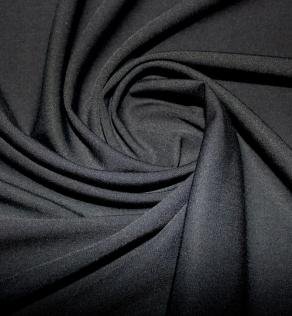 Костюмная шерсть черная | Textile Plaza