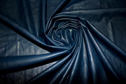Кожа, цвет темно-синий | Textile Plaza