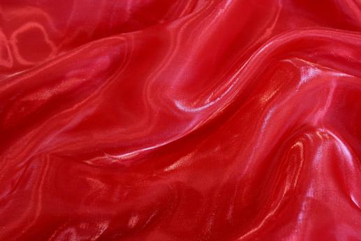Органза, цвет красный | Textile Plaza