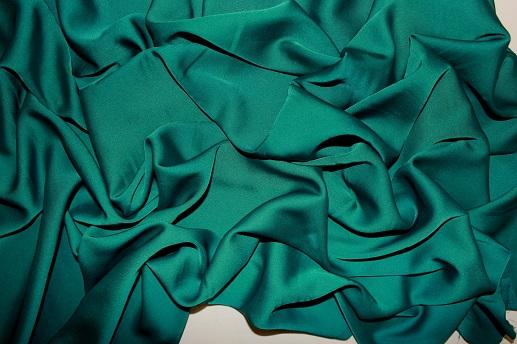 Шелк ARMANI цвет сине-зеленый | Textile Plaza
