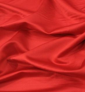 Атлас Valentino, колір червона Аврора (хіт сезону) | Textile Plaza