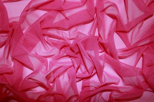 Стрейч сетка, цвет розовый | Textile Plaza