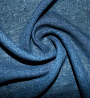 Льон Італія синій (джинсовий) | Textile Plaza