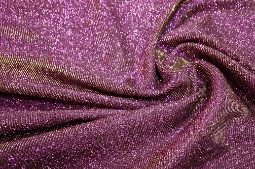 Трикотаж люрекс, фіолетовий з золотим відливом | Textile Plaza
