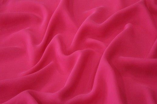 Шифон, насыщенный ярко-розовый | Textile Plaza