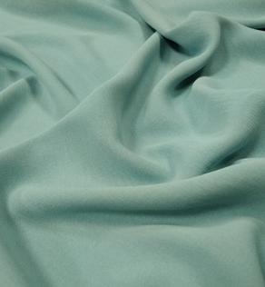 Костюмная ткань Американский Креп Жатка, петролево-голубой | Textile Plaza
