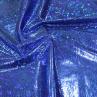 Біфлекс голограма, синій з великими блискітками | Textile Plaza