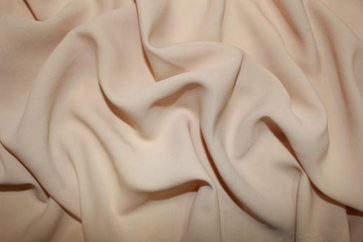 Ткань блузочно-плательная, цвет бежевый | Textile Plaza