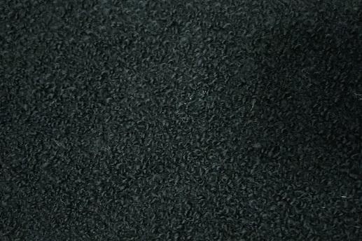 Шерсть пальтовая Букле (Виола), черный | Textile Plaza