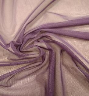 Стрейч сетка, пыльно-фиолетовый | Textile Plaza