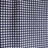 Трикотаж Арома принт гусяча лапка темно-синій | Textile Plaza