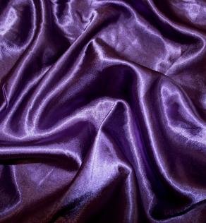 Стрейч атлас, колір фіолетовий | Textile Plaza