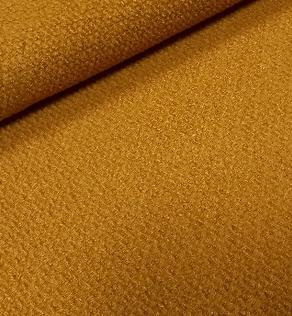Тканина пальтова Букле жовто-гірчична | Textile Plaza