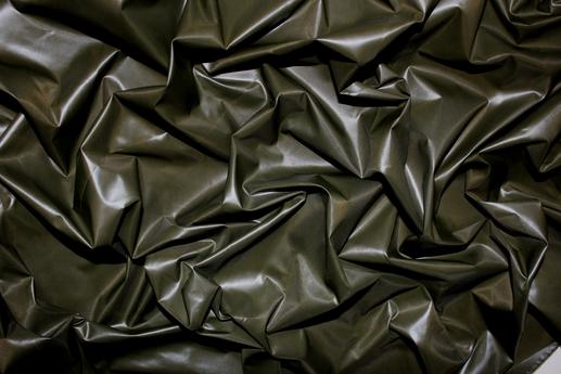Плащова тканина коричнева із зеленим | Textile Plaza