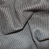 Шерсть пальтовая (остаток 2,6 м, цена указана за метр), полоска, серо-коричневый | Textile Plaza
